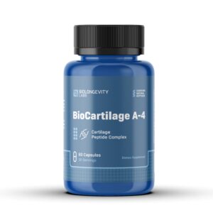 The World's Most Advanced Research Peptides and Bioregulators 108 BioCartilage A-4 60ct - front