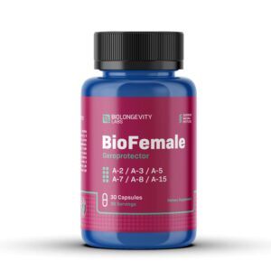 The World's Most Advanced Research Peptides and Bioregulators 105 BioFemale - front