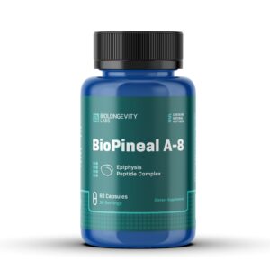 The World's Most Advanced Research Peptides and Bioregulators 101 BioPineal A-8 60ct - front