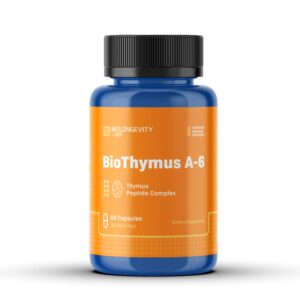 The World's Most Advanced Research Peptides and Bioregulators 117 BioThymus A-6 60ct - front